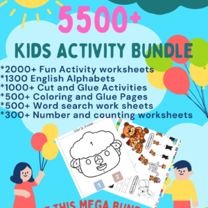 5500+ Kids Activity pages