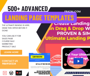 500+ Advanced Landing page Bundle