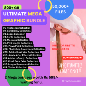 800 gb mega graphic bundle