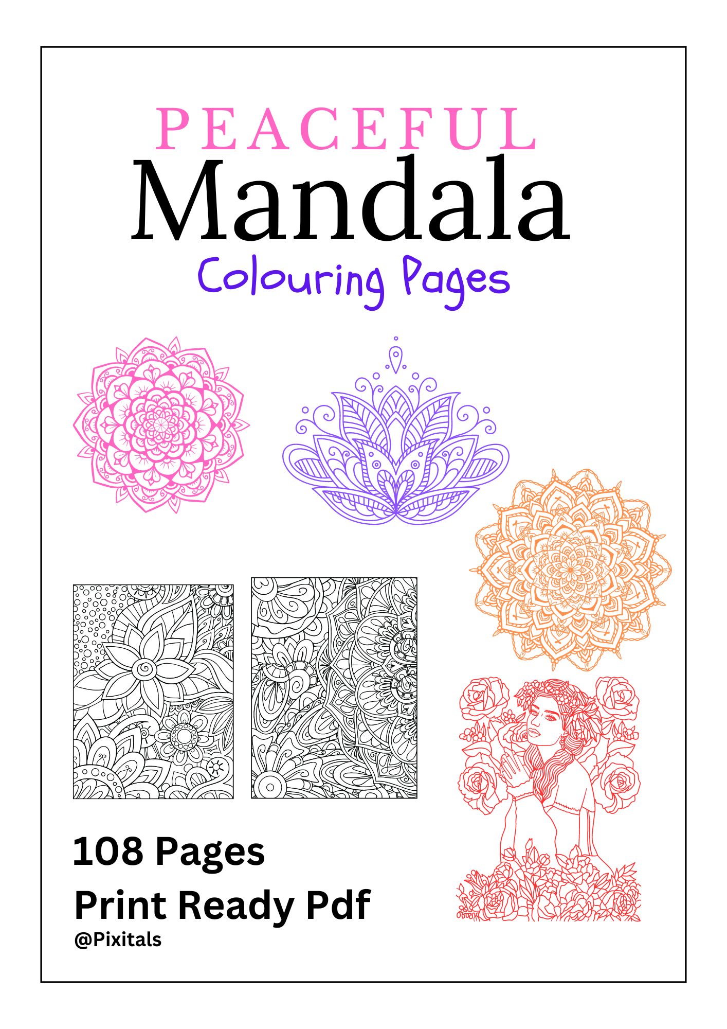 Read more about the article Peaceful Mandala Coloring Pages