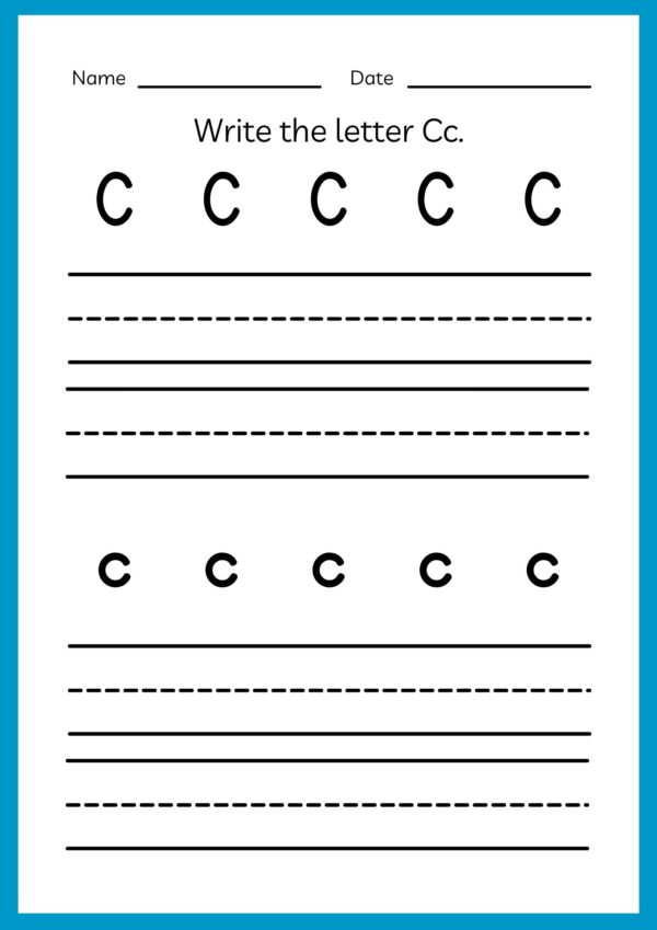 Preschool Alphabet worksheets - Image 8