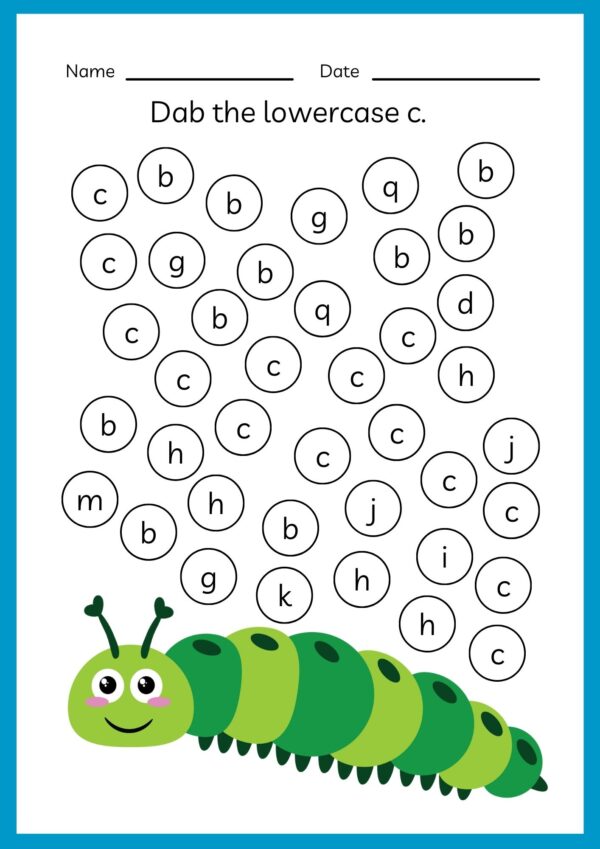 Preschool Alphabet worksheets - Image 2