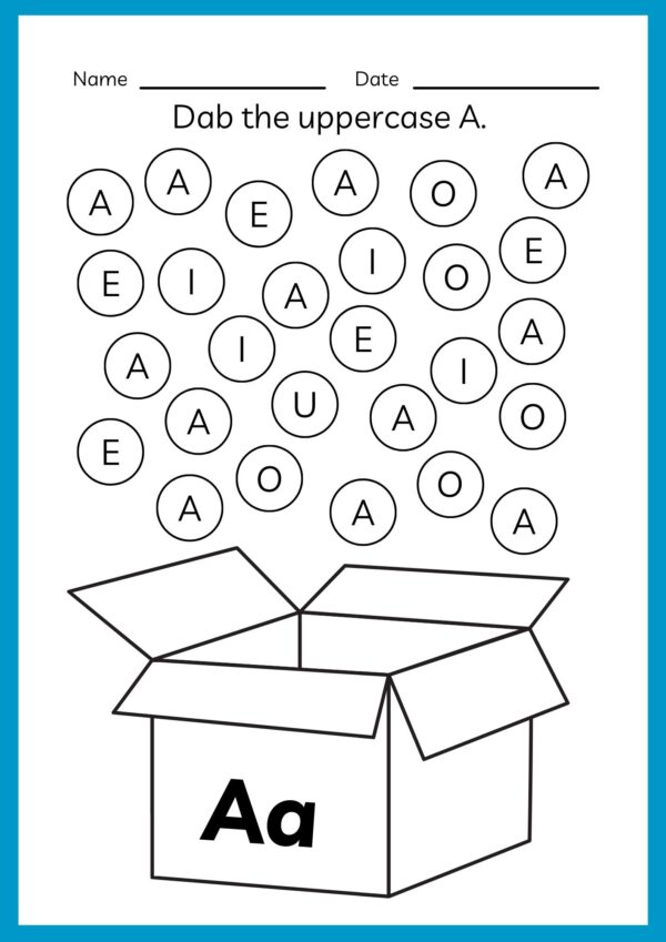 Preschool Alphabet worksheets - Image 4